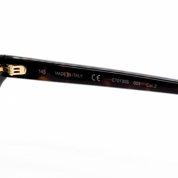 NEW CARTIER CT0130S 003 MAN HAVANA SUNGLASSES - Picture 8 of 9